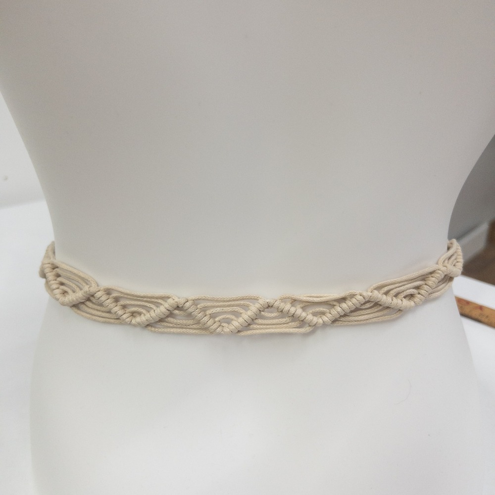 Boho Macrame Beaded Tassel Belt Festival Hippie Western Revival‎ Accessory - Picture 2 of 4